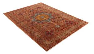Tappeto Kairo Stilizzato Ruggine Azzurro 126x172 Cm