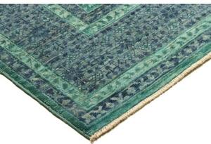 Tappeto Kairo Geometrico Verde Petrolio Blu 123x190 Cm