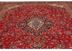 Tappeto Ardakan Medaglione Floreale Rosso Blu Scuro 310x400 Cm