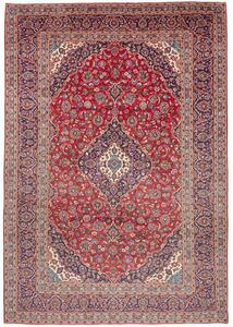 Tappeto Ardakan Medaglione Floreale Rosso Blu Scuro 247x360 Cm