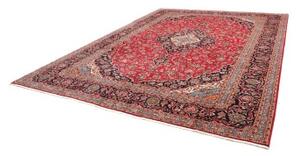 Tappeto Ardakan Medaglione Floreale Rosso Blu Scuro 297x393 Cm