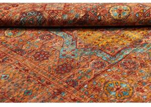 Tappeto Kairo Stilizzato Ruggine Azzurro 126x172 Cm
