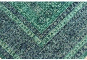 Tappeto Kairo Geometrico Verde Petrolio Blu 123x190 Cm