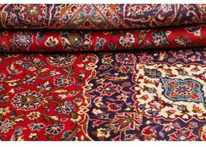 Tappeto Ardakan Medaglione Floreale Rosso Blu Scuro 247x360 Cm