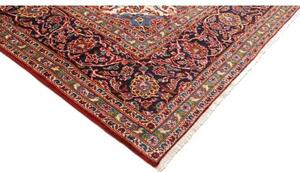 Tappeto Ardakan Medaglione Floreale Rosso Blu Scuro 310x400 Cm