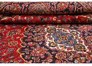 Tappeto Ardakan Medaglione Floreale Rosso Blu Scuro 310x400 Cm