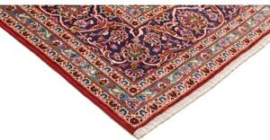 Tappeto Ardakan Medaglione Floreale Rosso Blu Scuro 247x360 Cm