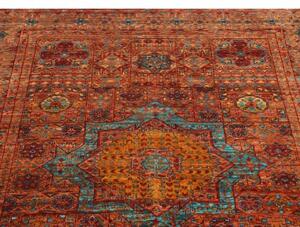 Tappeto Kairo Stilizzato Ruggine Azzurro 126x172 Cm