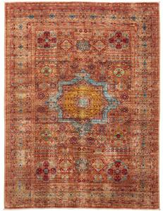 Tappeto Kairo Stilizzato Ruggine Azzurro 126x172 Cm