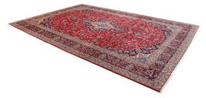 Tappeto Ardakan Medaglione Floreale Rosso Blu Scuro 256x386 Cm