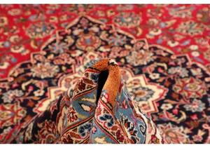Tappeto Ardakan Medaglione Floreale Rosso Blu Scuro 297x393 Cm