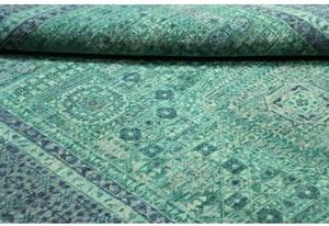 Tappeto Kairo Geometrico Verde Petrolio Blu 123x190 Cm