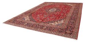 Tappeto Ardakan Medaglione Floreale Rosso Blu Scuro 310x400 Cm