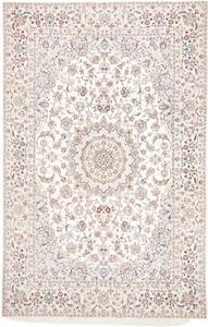 Tappeto Nain 9la Medaglione Floreale Avorio Blu 208x318 Cm