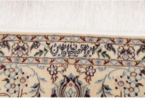Tappeto Nain 6la Medaglione Floreale Azzurro Avorio 167x255 Cm