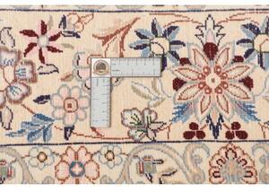 Tappeto Nain 9la Medaglione Floreale Avorio Blu 175x260 Cm