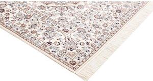Tappeto Nain 9la Medaglione Floreale Avorio Blu 205x317 Cm