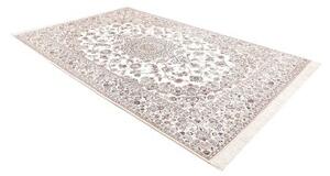 Tappeto Nain 9la Medaglione Floreale Avorio Blu 205x317 Cm