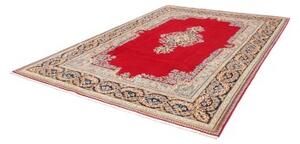 Tappeto Kerman Medaglione Rosso Blu Scuro 237x332 Cm
