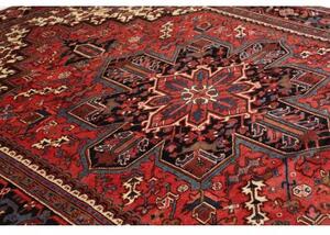 Tappeto Gorawan Stilizzato Rosso Scuro Blu Scuro 240x330 Cm