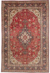 Tappeto Tabriz Stilizzato Rosso Avorio 200x300 Cm
