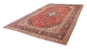 Tappeto Ardakan Medaglione Floreale Rosso Blu Scuro 253x368 Cm