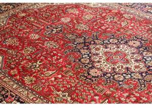 Tappeto Tabriz Stilizzato Rosso Avorio 200x300 Cm