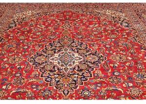 Tappeto Ardakan Medaglione Floreale Rosso Blu Scuro 293x407 Cm