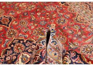 Tappeto Ardakan Medaglione Floreale Rosso Blu Scuro 253x368 Cm