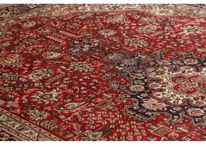 Tappeto Tabriz Stilizzato Rosso Blu Scuro 200x307 Cm