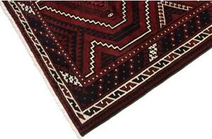 Tappeto Lori Geometrico Rosso Scuro Bruno 215x290 Cm