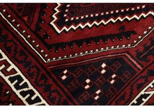 Tappeto Lori Geometrico Rosso Scuro Nero 172x262 Cm