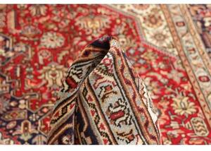 Tappeto Tabriz Stilizzato Rosso Blu Scuro 200x307 Cm