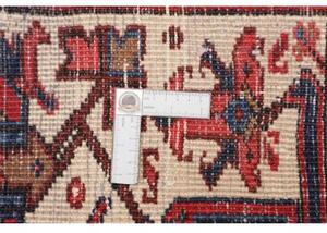 Tappeto Gorawan Stilizzato Rosso Scuro Blu Scuro 240x330 Cm