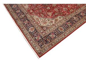 Tappeto Tabriz Stilizzato Rosso Blu Scuro 200x307 Cm