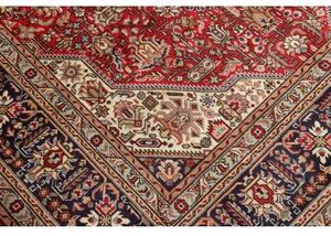 Tappeto Tabriz Stilizzato Rosso Blu Scuro 200x307 Cm