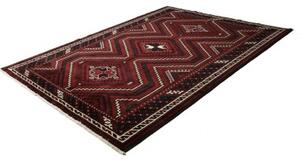 Tappeto Lori Geometrico Rosso Scuro Bruno 215x290 Cm