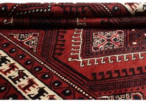 Tappeto Lori Geometrico Rosso Scuro Nero 180x260 Cm