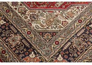 Tappeto Tabriz Stilizzato Rosso Blu Scuro 203x300 Cm