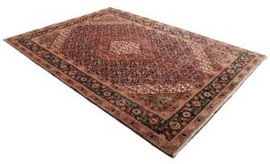 Tappeto Tabriz Stilizzato Blu Scuro Rosso Mattone 200x290 Cm