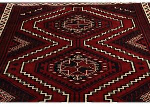Tappeto Lori Geometrico Rosso Blu Scuro 169x265 Cm