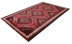 Tappeto Lori Geometrico Rosso Blu Scuro 169x265 Cm