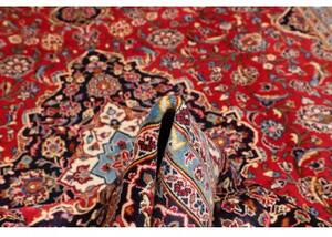 Tappeto Ardakan Medaglione Floreale Rosso Blu Scuro 246x354 Cm
