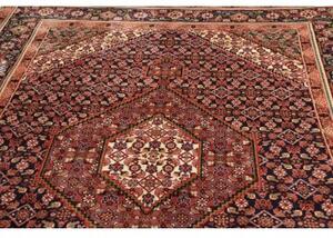 Tappeto Tabriz Stilizzato Blu Scuro Rosso Mattone 200x290 Cm
