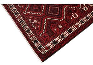 Tappeto Lori Geometrico Rosso Blu Scuro 226x306 Cm