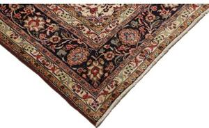 Tappeto Hamadan Fine Medaglione Floreale Rosso Blu Scuro 210x324 Cm