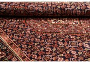 Tappeto Tabriz Stilizzato Blu Scuro Rosso Mattone 200x290 Cm