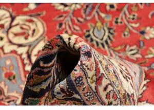 Tappeto Hamadan Fine Medaglione Floreale Rosso Blu Scuro 210x324 Cm