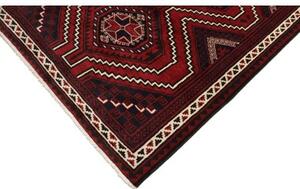 Tappeto Lori Geometrico Rosso Blu Scuro 169x265 Cm