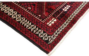 Tappeto Lori Geometrico Rosso Scuro Nero 212x318 Cm